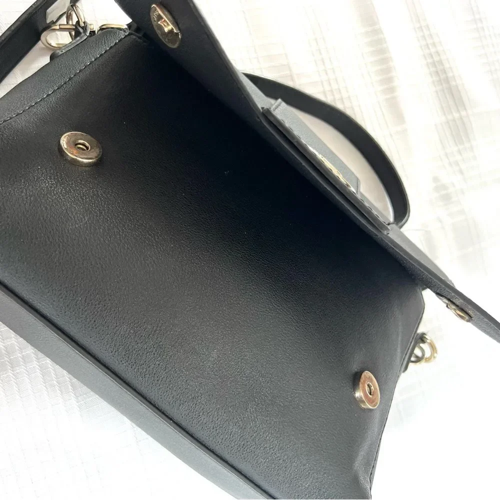 Guess Lani Crossbody Top Handle Adjustable Strap Flap Vegan Bag Purse